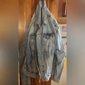 LuLaRoe Denim Jean Jacket Coat gently used excellent condition size 3XL light